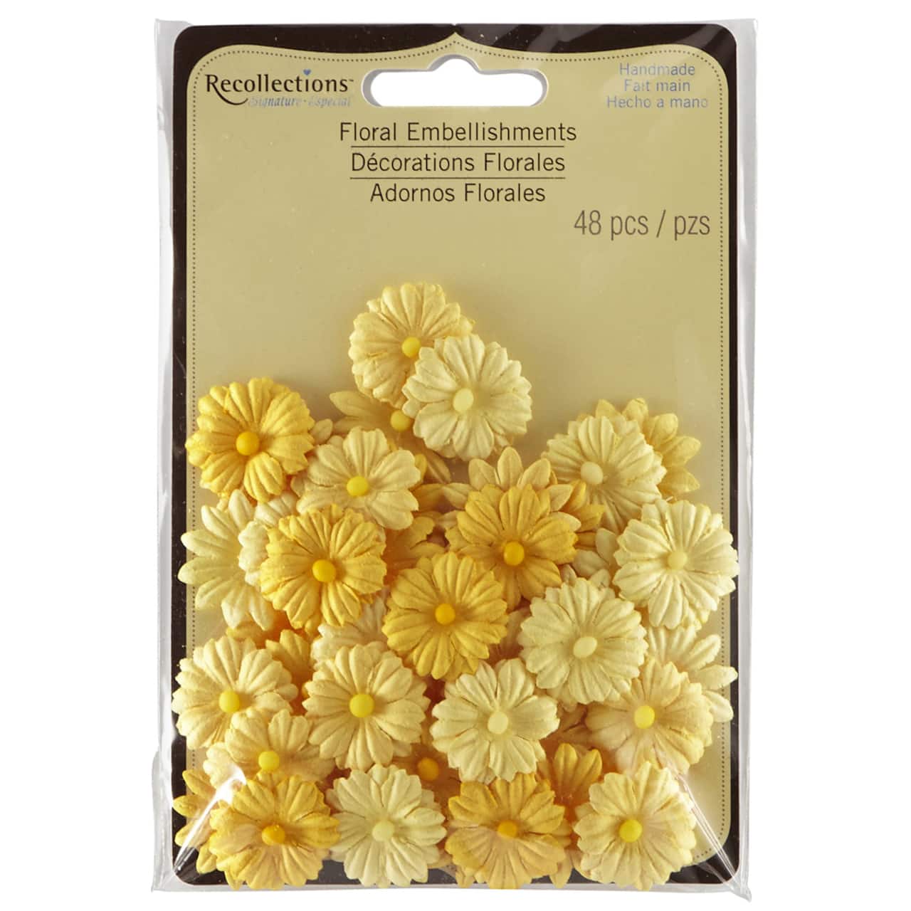 12 Packs: 48 ct. (576 total) Daisy Floral Embellishments by Recollections™